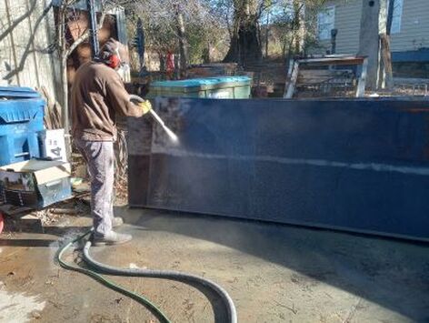 Blasting, Dry Ice, Dustless, Alabama, Tennessee, Mississippi, Louisiana, commercial, industrial, military  